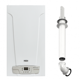 Комплект базовый котёл BAXI ECO Four (одноконтурный) + дымоход - komplekt