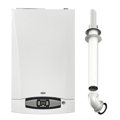 Комплект базовый котёл BAXI NUVOLA-3 COMFORT (двухконтурный) + дымоход komplekt