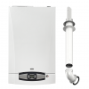 Комплект базовый котёл BAXI NUVOLA-3 COMFORT 280 Fi (двухконтурный) + дымоход komplektCSB45728358+MT71413611+KHG71410141+KHG71401771x2шт